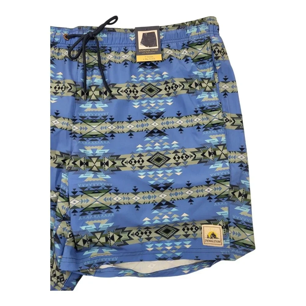 Pendleton Mens Blue Aztec Print 7